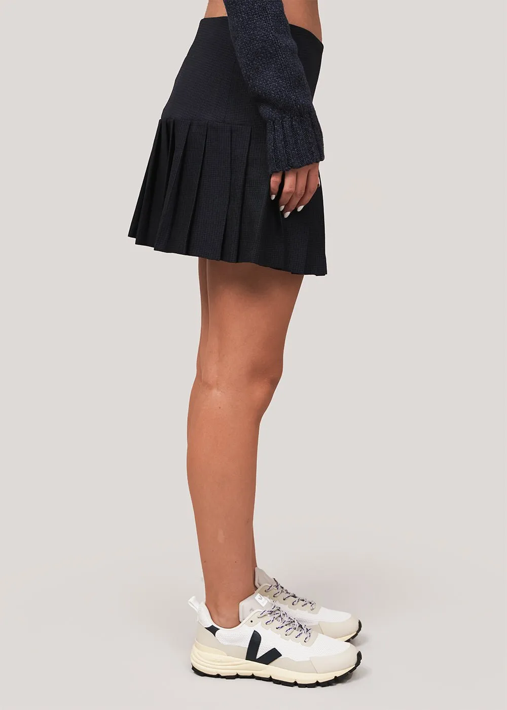 Navy Araceli Skirt