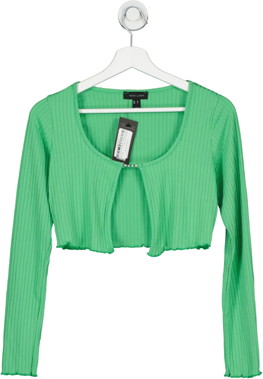 New Look Green Go Dimante Link Top UK 8