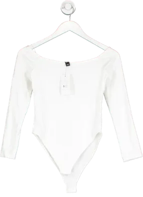 New Look White Bardot Body UK 6