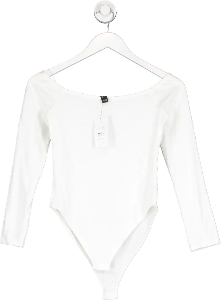 New Look White Bardot Body UK 6