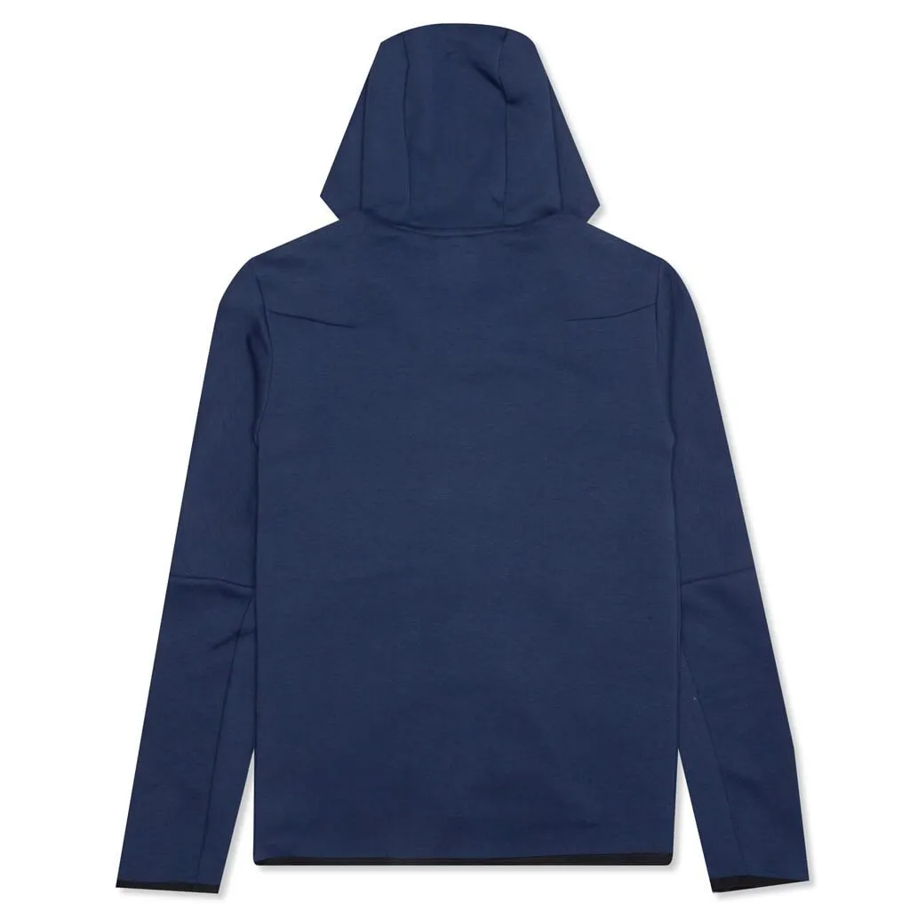 Nike Tech Fleece Hoodie - Midnight Navy (3rd Gen - Old Season)