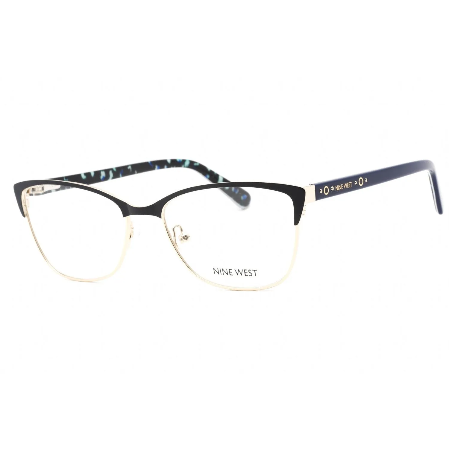 Nine West NW8011 Eyeglasses Satin Sold Navy / Clear Lens