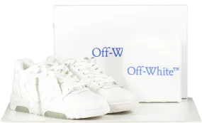 Off-White C/O Virgil Abloh White Out Of Office Logo-embroidered Leather Low-top Trainers BNIB UK 6 EU 39 👠