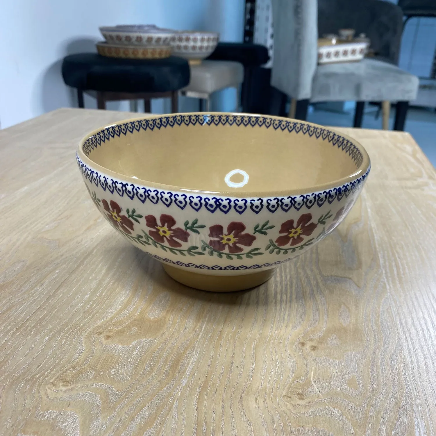 Old Rose Vegetable Bowl