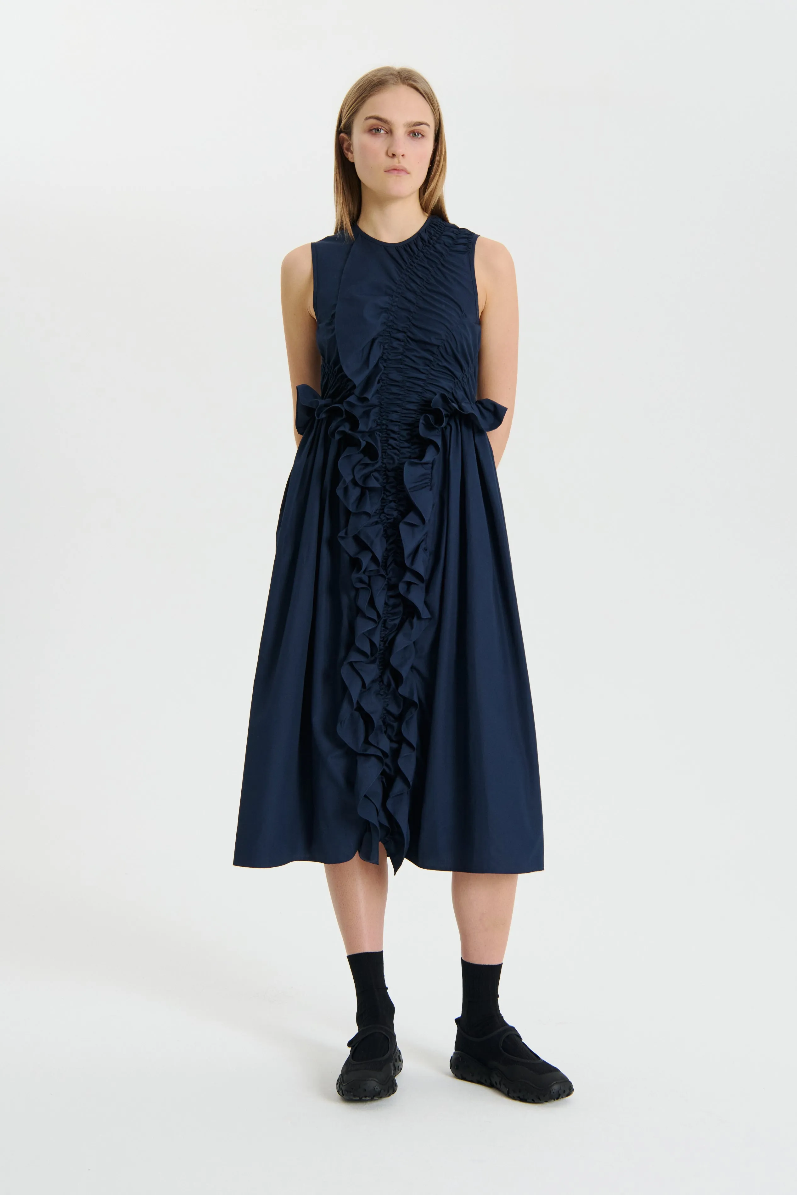 OLE | DRESS COTTON NAVY