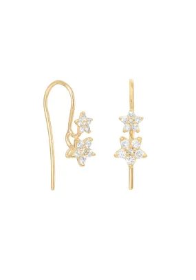 Ole Lynggaard Shooting Star Diamond Double Star Earrings