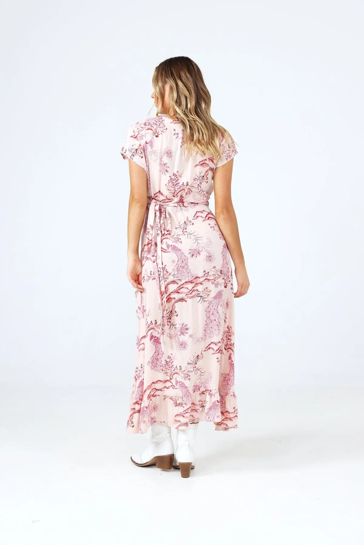 Palm Springs Dress (Redbird Print)