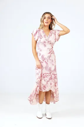 Palm Springs Dress (Redbird Print)