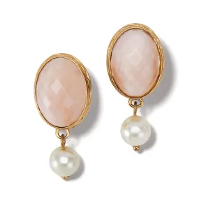 Pink Moon Leverback Earrings