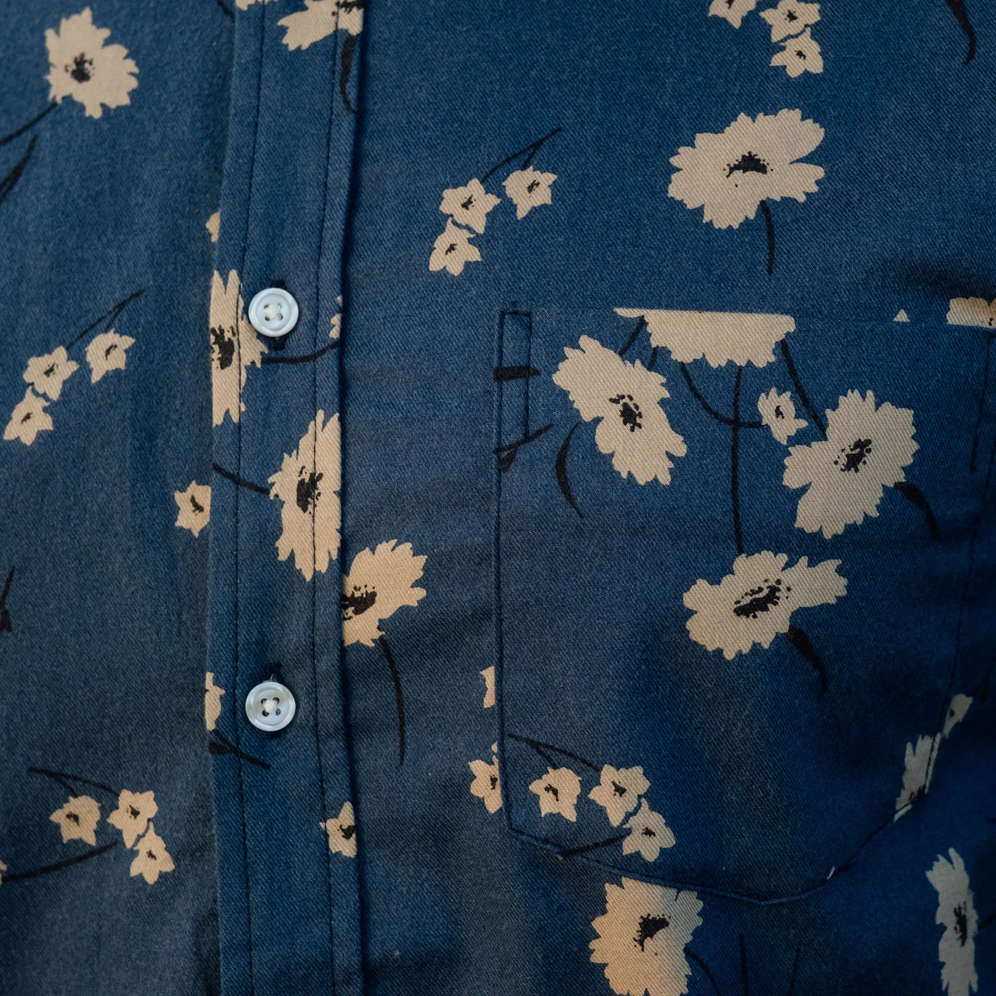 Rogue Territory Oxford Shirt Blue Floral