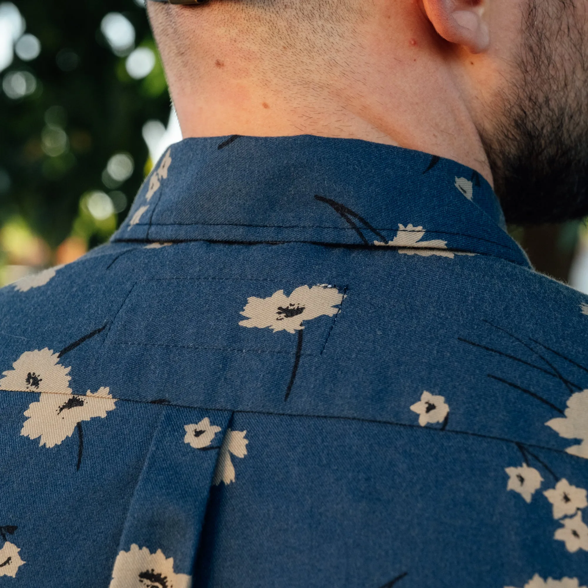 Rogue Territory Oxford Shirt Blue Floral