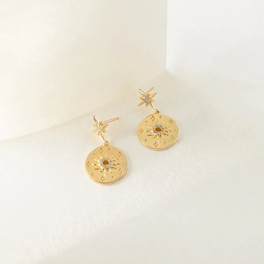 Solis Nova Gold Earrings