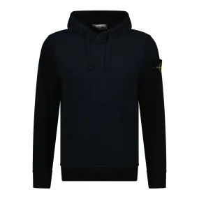 Stone Island Cotton Hooded Sweatshirt Navy