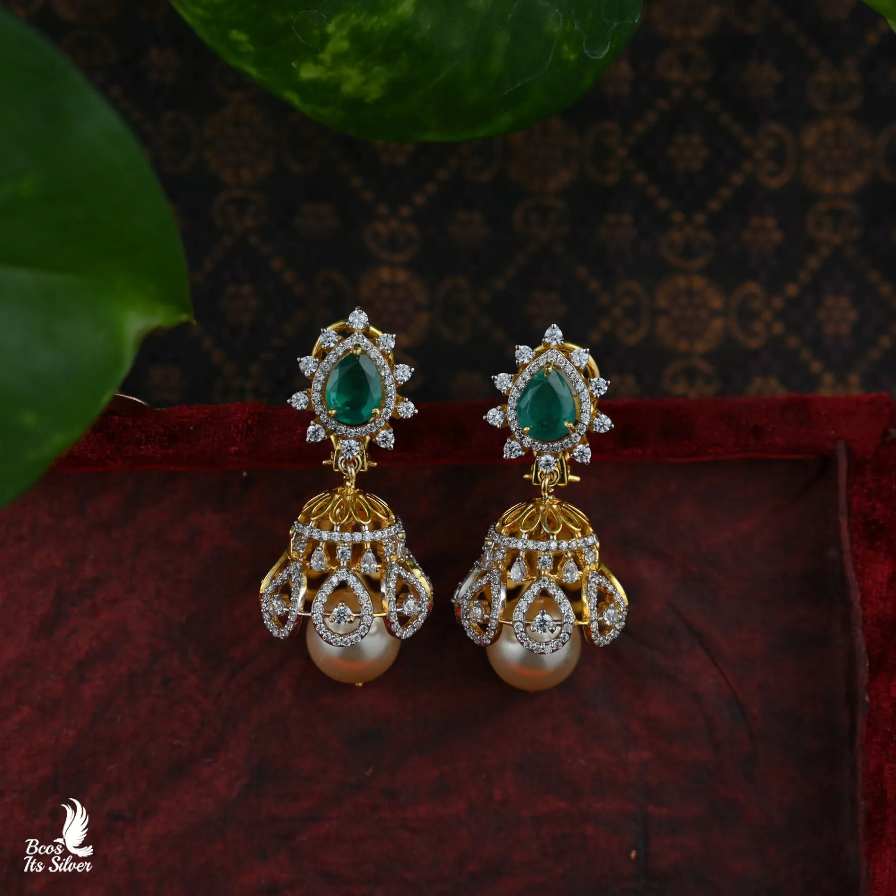 Theia Diamond Look Jhumka