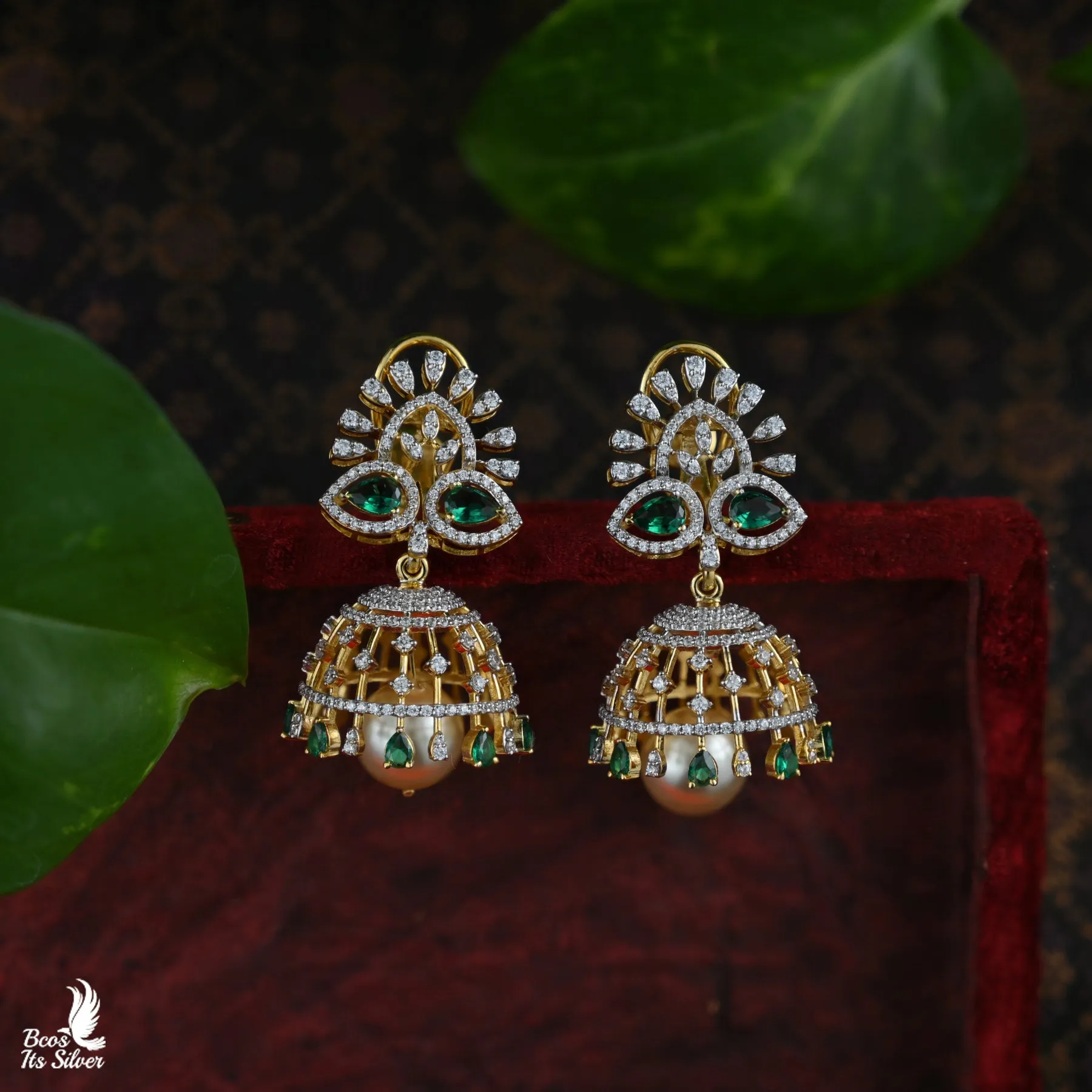 Theia Diamond Look Jhumka