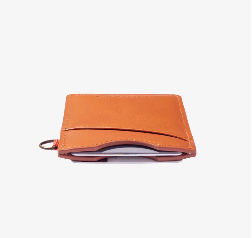 Thread Wallets RFID Secure Leather Vertical Card Wallet