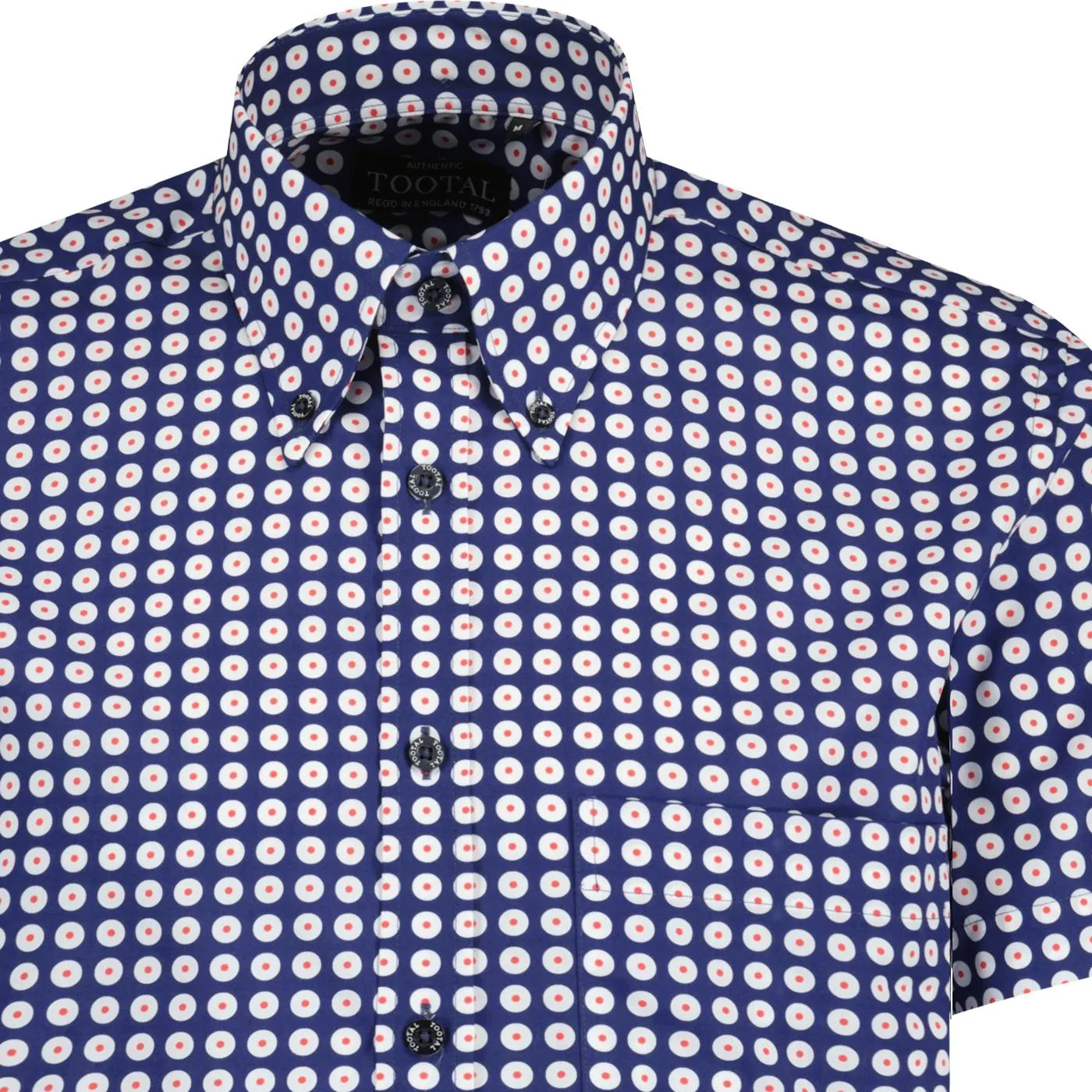 Tootal Mod Target Shirt Blue