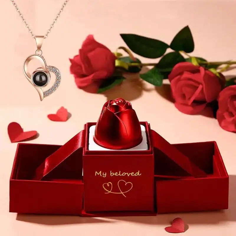 Valentine's Day Discount 50%OFF-100 Languages Love Pendant | Heart Shaped