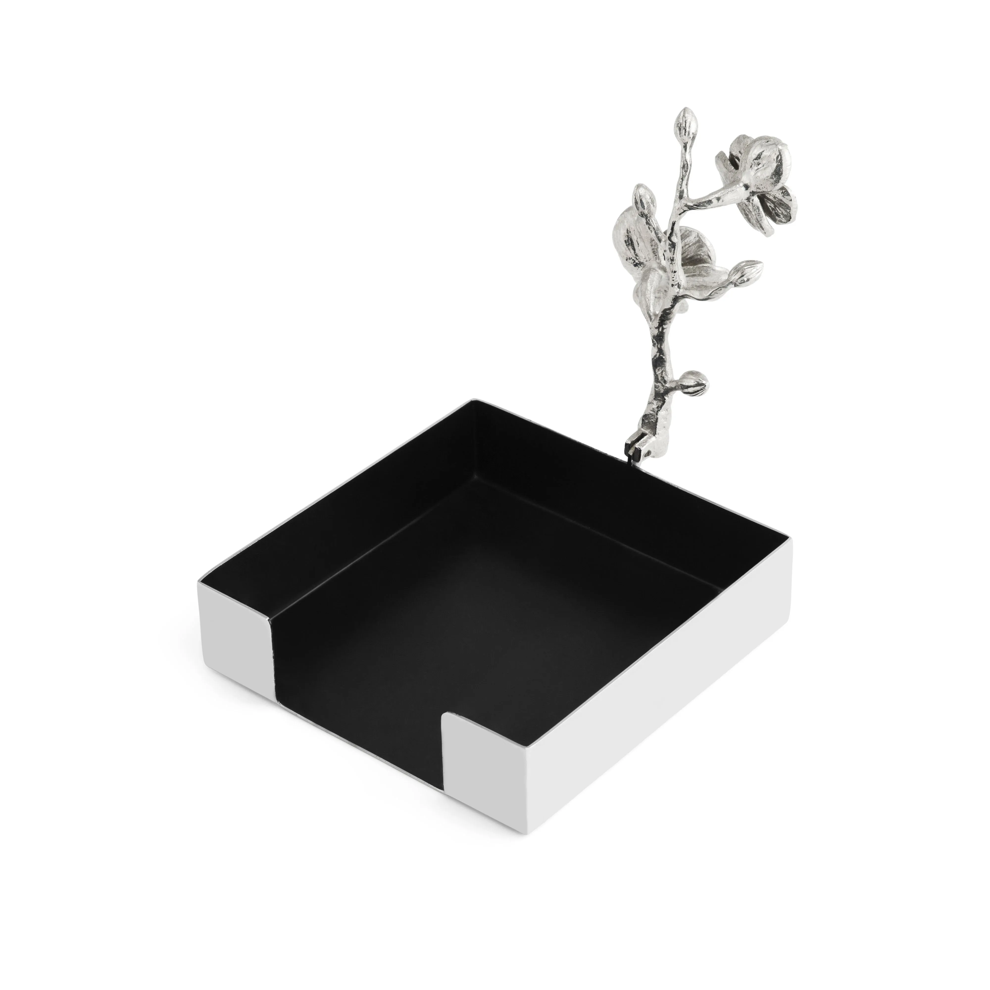 White Orchid Napkin Holder