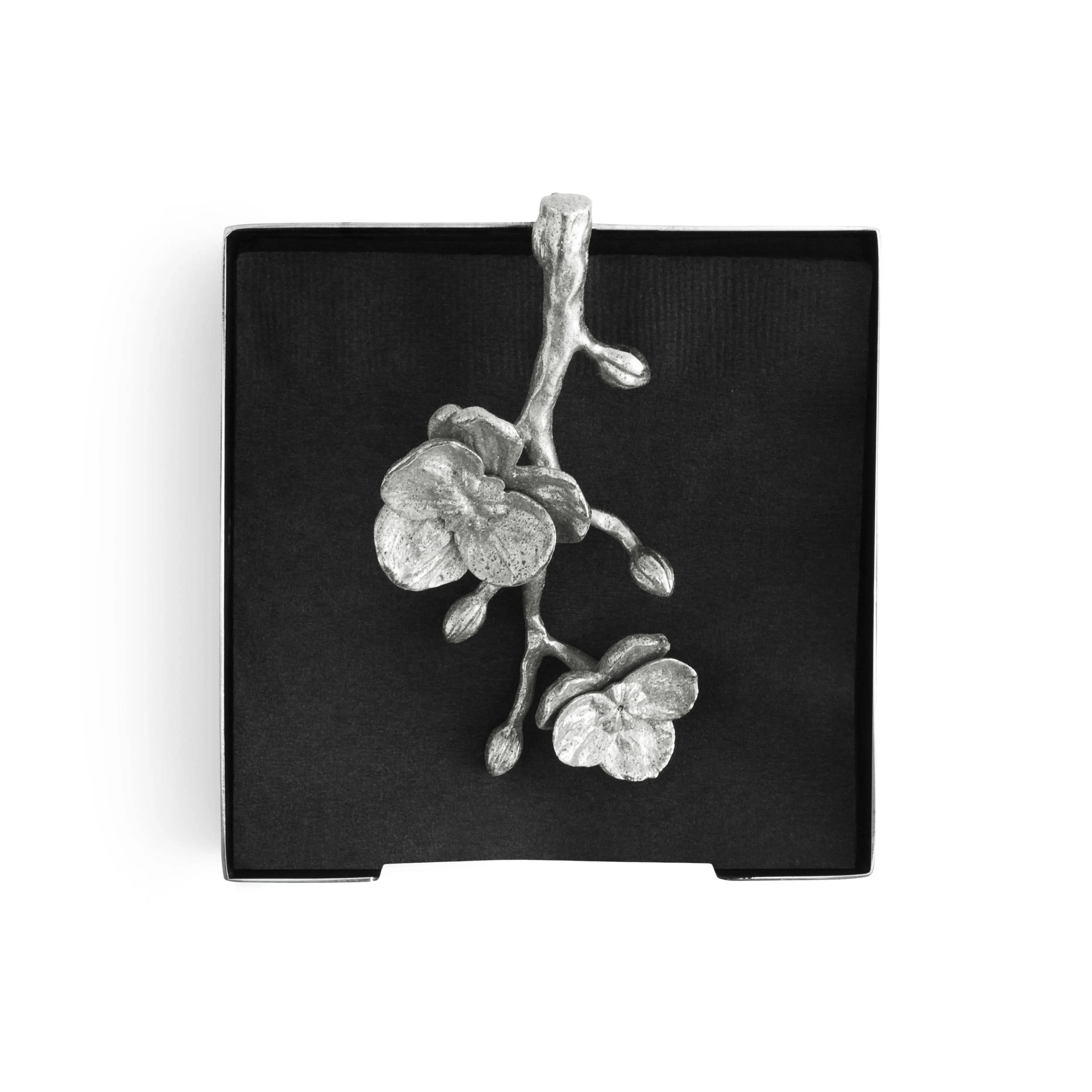 White Orchid Napkin Holder