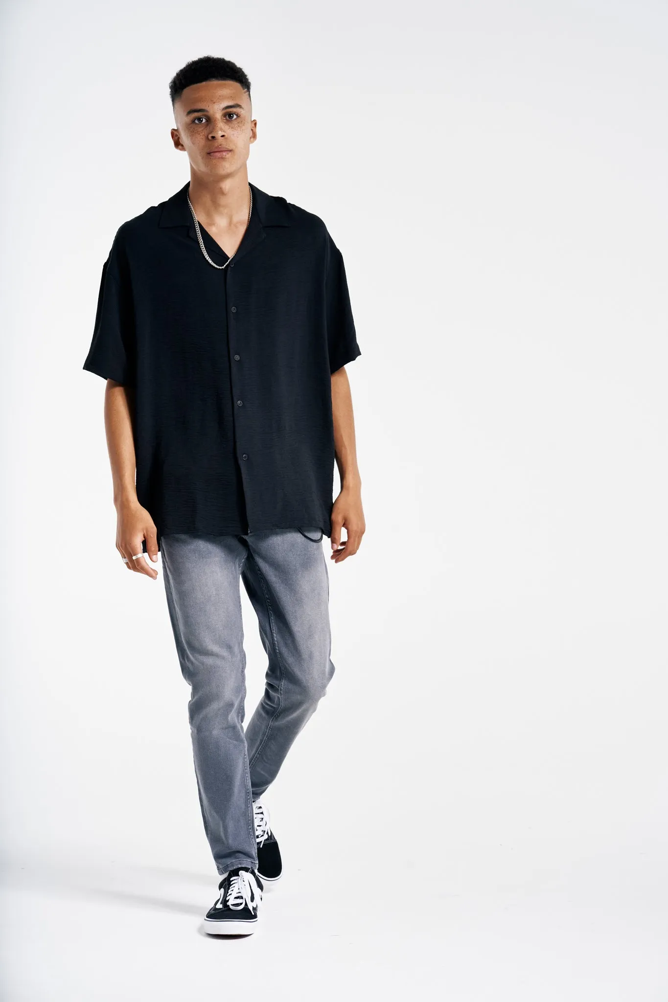 Wrinkled Textured Look Shirt